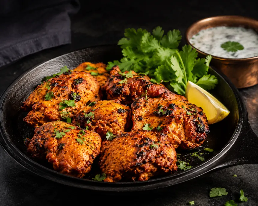 Pollo Tikka Masala Express estilo tandoor en Air Fryer